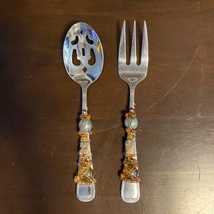 Stone and Bead Serving Utensils